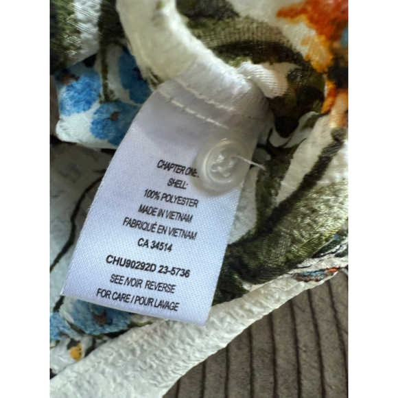 Floral Tie Front Blouse – Medium - Picture 5 of 6